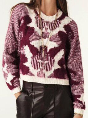 BA&SH Rora Sweater Bordeaux